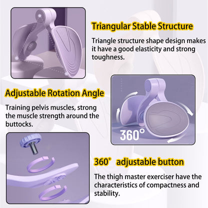 Thigh Master Big Resistance, Pelvic Muscle Kegel Exerciser, Thigh Master Suzanne Somers, Inner Thigh Toner, Men Kegel, Hip Trainer for Women, Strength Training Equipment, Super Kegel Thigh Exerciser