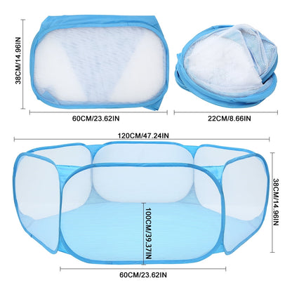 ODOMY Portable Cute Children Ball Pit, Indoor and Outdoor Easy Folding Ball Play Pool Kids Toy Play Tent