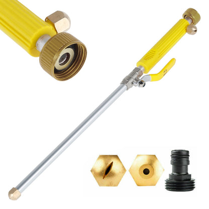 Willkey High Pressure Power Water Gun,Portable Car Washer Water Jet,Extendable Garden Hose Watering Sprayer with Nozzle Tips for Car Window Glass Washing Patio Garden