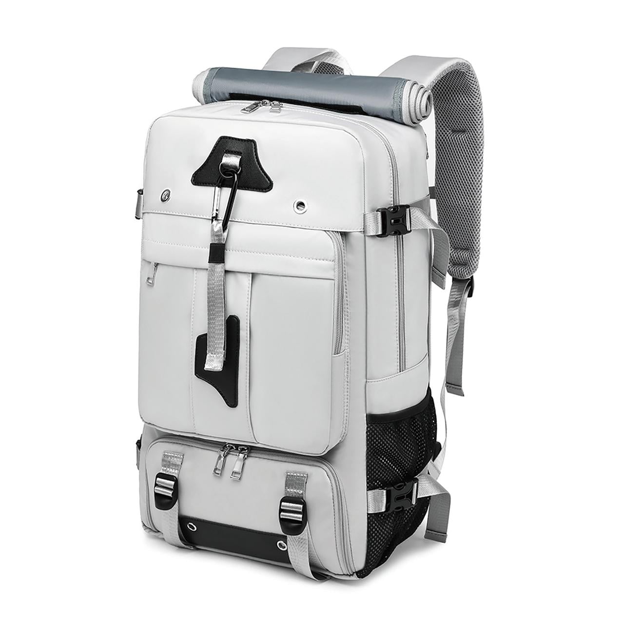 Travel Backpack 50L New Premium - Unisex Extra Large Laptop Backpack for Hiking, Climbing & Business Trips, Waterproof,,Grey