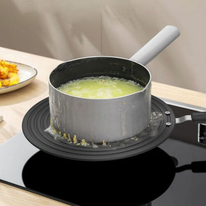 Wekvgz Induction Adapter Plate Double Sided Heat Diffuser Plate with Handle Non Slip Heat Conduction Plate Aluminium Alloy Heat Diffusion Plate Induction Cooktop Converter Plate for Glass Cookware