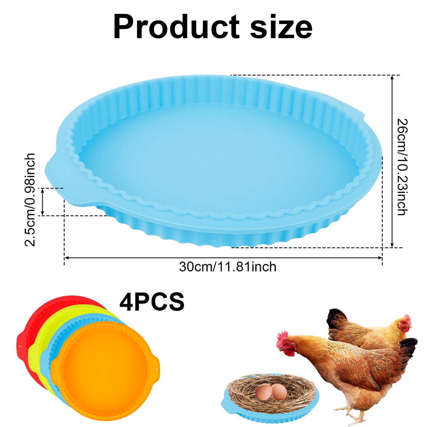 Jetcloudlive 4Pcs Chicken Nesting Box Pads Washable Chicken Coop Mat Chicken Nesting Pads Breathable Chicken Nest Pads Waterproof Chicken Nesting Box Liners for Chickens