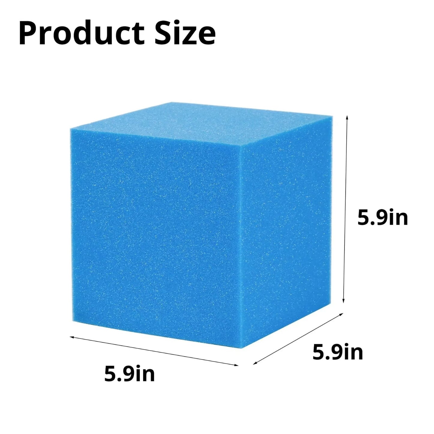 144 Pcs Multicolor Foam Cubes, Colorful Flame Retardant Big Foam Pit Blocks, High Quality Large Gymnastics Foam Blocks for Trampoline Arenas Parkour Courses Skateboard Parks, 5.9"x5.9"x5.9"