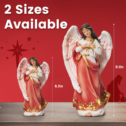 KUETH Indoor Nativity Set Christmas Nativity Scene Holiday Family Gift Religious Decorations 13 Pieces 9.8 inch