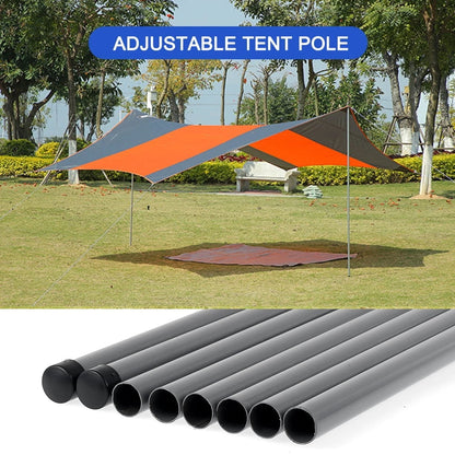 Nyidpsz Adjustable Universal Tent Poles Telescoping Tarp Poles Bars Iron Awning Support Rods for Camping Canopy Awning Shelter