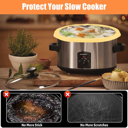 Qenwkxz Slow Cooker Liners fit 6-8 Quart Oval Slow Cooker Leakproof Dishwasher Safe Cooking Liner for Kitchen Supplies