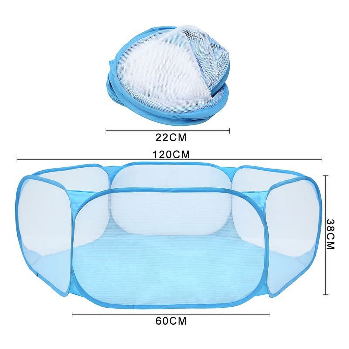 Nyidpsz Small Animals Playpen, Waterproof Pet Playpen Small Pet Cage Tent for Hamster Chinchillas and Guinea Pigs