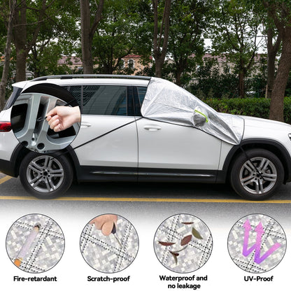 XUKEY Thick Car Windshield Sun Shade Windshield Cover Universal Snow Ice Rain Protector