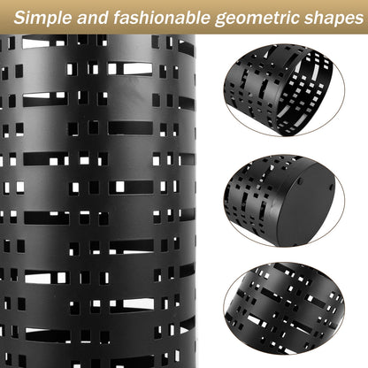 Qenwkxz Umbrella Stand Rack, Round Metal Umbrella Holder for Entryway, Freestanding Umbrella Storage Rack, for Canes Walking Sticks for Indoor Home Office