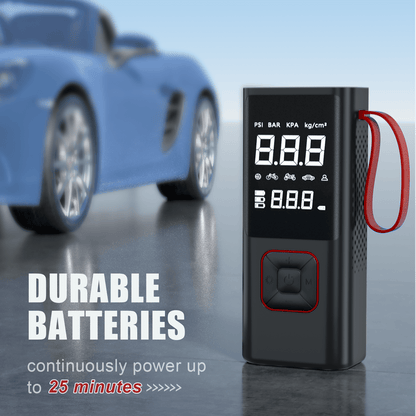CarLuck Cordless Tire Inflator Portable Air Compressor, 7800mAh 150PSI Air Pump with Auto-Shutoff & LED for Cars, Motorcycles, Bicycles - Includes Storage Bag