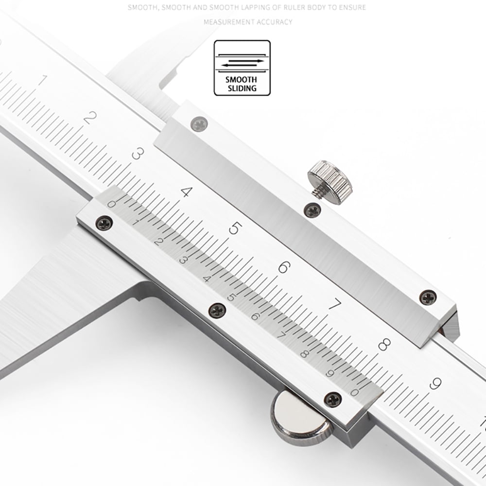 Dial Caliper,Pluokvzr 6" 150mm Stainless Steel Vernier Caliper Micrometer Measuring Tool Gauge Ruler for DIY Measurement and Jewelry Making
