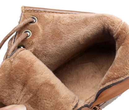 Blikcon Kids Boys Ballard Dress Boots Comfort Bootie (Color : Brown, Size : 11.5 Little Kid)