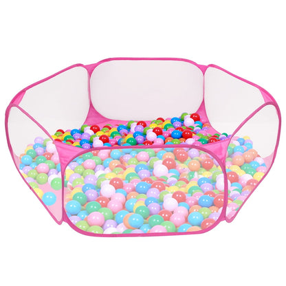 Rzvnmko Portable Cute Children Ball Pit, Indoor and Outdoor Easy Folding Ball Play Pool Kids Toy Play Tent