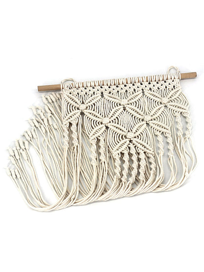 Tcwhniev Wall Hanging Braided Boho Macrame Woven Handmade Art Tapestry Home Room Decor