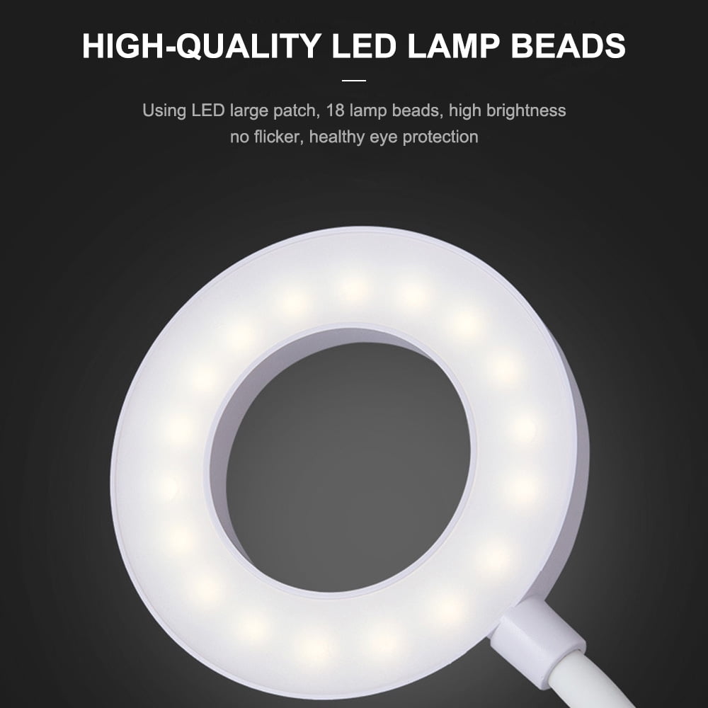 Nyidpsz Desk Lamp LED USB Desktop Light with Pen Holder Flexible Touch Dimmable Memory Bed Read Table Study Light Able Powered