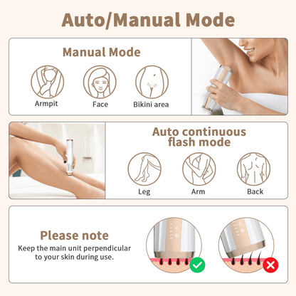 NEXPURE Laser Hair Removal - IPL System for Permanent Results, 5 Levels, 2 Modes, Full Body Hair Removal, Built-in Cooling, Shaver, Goggles