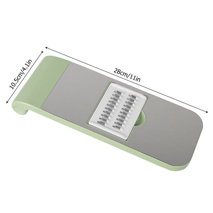 Vegetable Cutter,Mandoline Slicer Adjustable Vegetable Chopper Multifunctional Vegetable Cutter Food Chopper with Hand Guard Sharp Stainless Steel Blades for Vegetables Fruits Home Kitchen