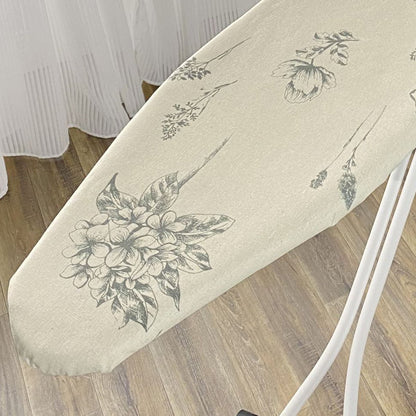 Qenwkxz Ironing Board Cover Ironing Board Pad Replacement Heat Resistant Durable Elegant Printed Little Bee Flower Ironing Pad for Travel Home