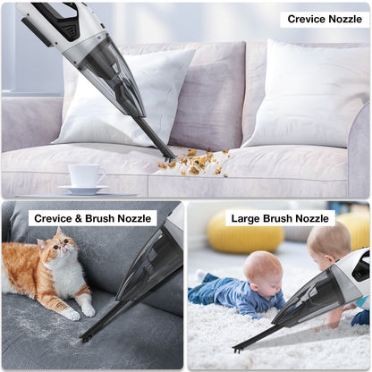 Nexpow Cordless Handheld Vacuum, 10KPA Wet and Dry Vacuum Cleaner for Car, 11.1V-5C Power