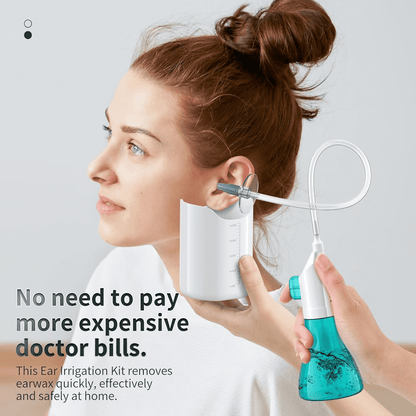 NEX-PURE Electric Ear Wax Removal System, Water Powered Ear Cleaning Tool with Irrigation Flusher