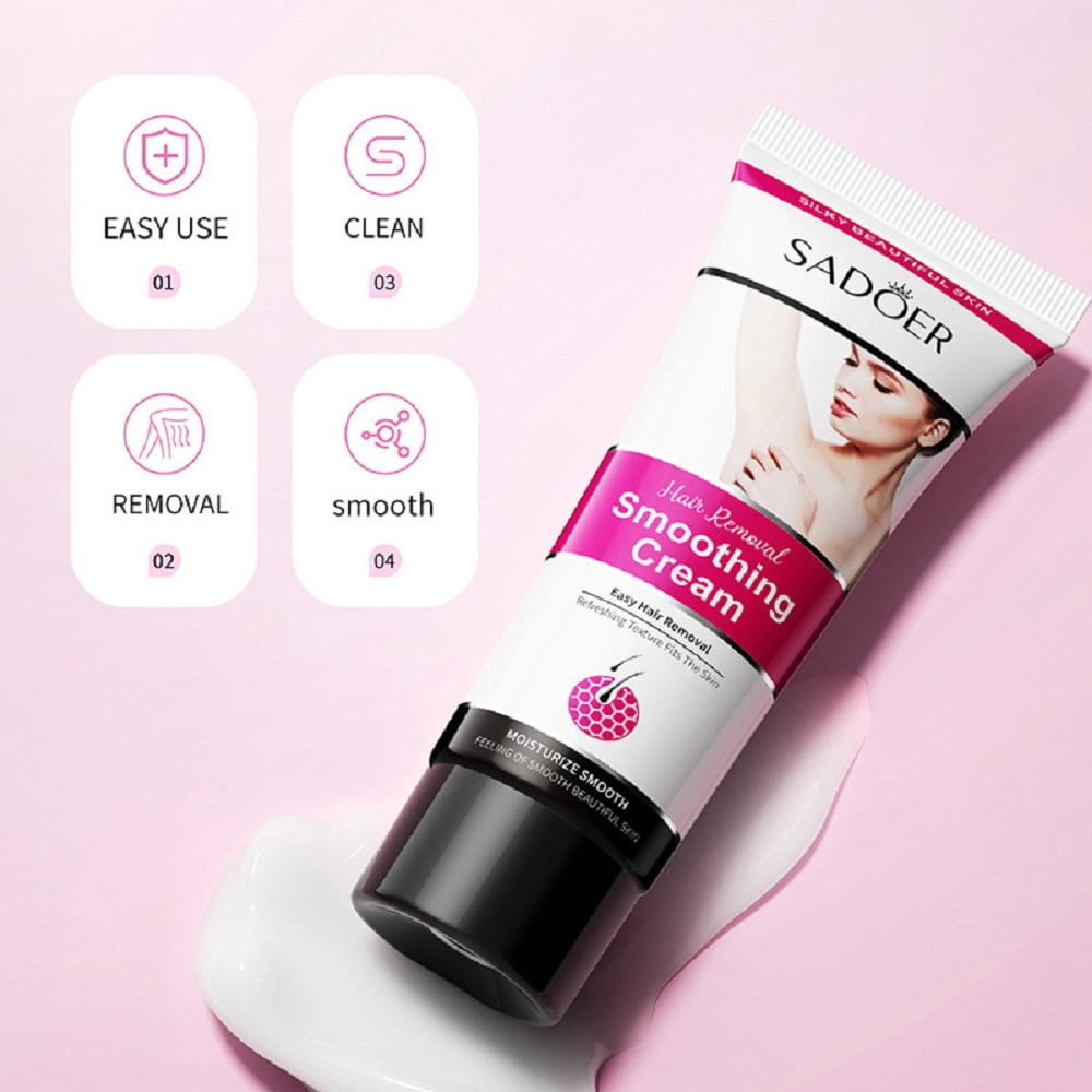 Hopy Hair Removal Cream- Aloe Vera, Vitamin E, and Olive Oil - Intimate - Body Legs Arms Underarms - Skin Friendly - 50g