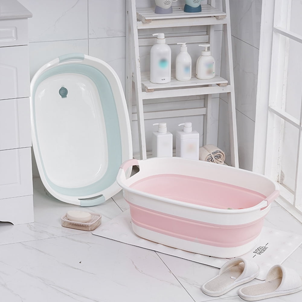 Pet Dog Bathtub Foldable Baby Wash Bathtub Folding Basin Collapsible Laundry Basket Storage Container Organizer