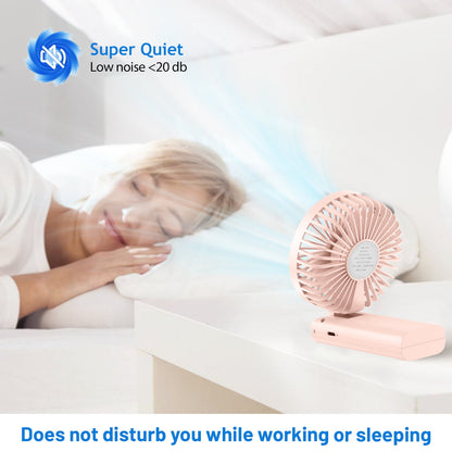 Bilivry Handheld Fan with Lanyard Base ,Type-C, for Girls Women Kids, Travel, Outdoor Indoor Office