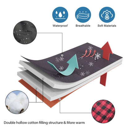 Sleeping Bag,3-4 Seasons Warm Cold Weather Lightweight, Portable, Waterproof Sleeping Bag with Compression Sack for Adults & Kids - Indoor & Outdoor: Camping, Backpacking, Hiking （Right Zippers)