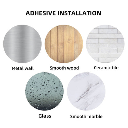 Wekvgz Paper Towel Holder Under Cabinet Wall Mount Stainless Steel Tissue Paper Roll Holder Heavy Duty Paper Roll Hanger Adhesive or Drilling Paper Towel Rack Durable Toilet Roll Holder for Bathroom