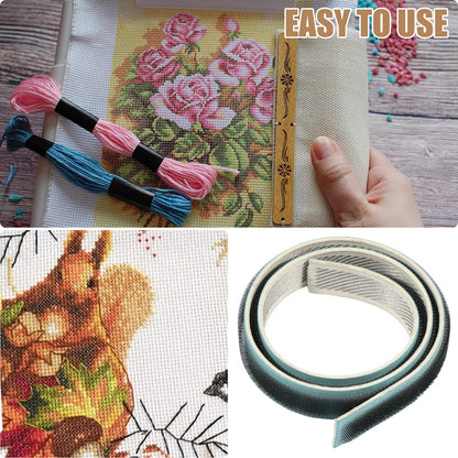 Austok Sturdy Gripper Strip Versatile Gripper Strip Solid Hooking Gripper Strip Rug Hooking Gripper Strip for Tufting Frame
