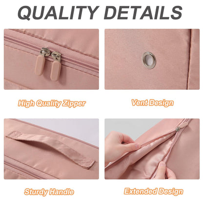 Ultra Space Saving Self Compression Organizer, Portable Heavy Duty Moving Bags, Storage Tote for Space Saving, Waterproof Self Compressing Moving Clothes Organizer Bags