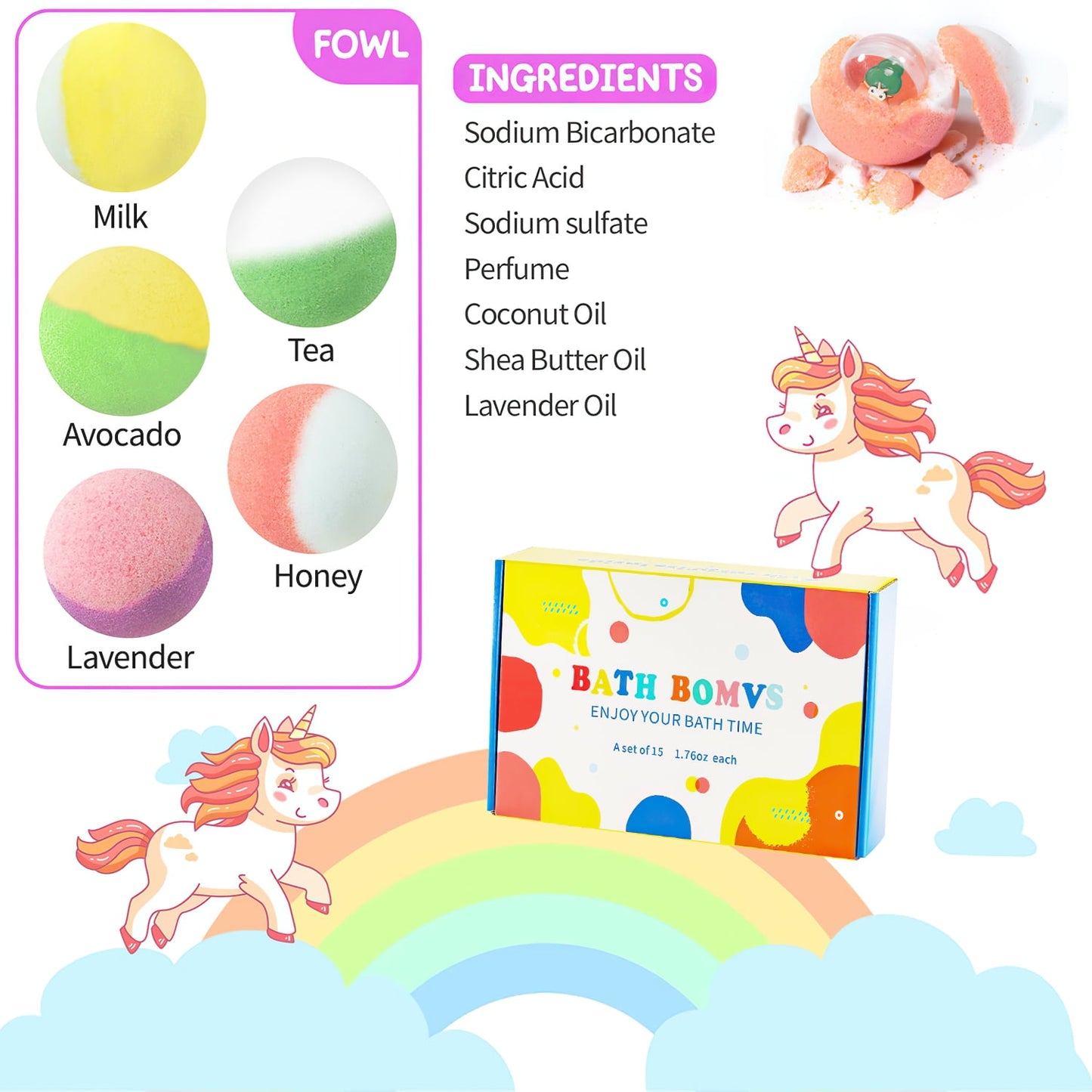 Ikristin Natural & Organic Bath Bombs Gift Set for Women and Kids, Shea & Coco Butter Dry Skin Moisturize, Essential Oils Healing Properties, Mothers Day, Christmas, Valentines Day & Birthday