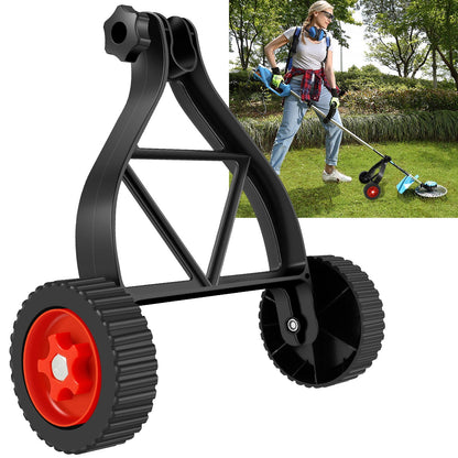 FUYGRCJ Weed Trimmer Support Wheel Adjustable Lawn Mower Auxiliary Wheels User-Friendly Weed Trimmer Wheel 26mm-28mm Portable Reusable String Trimmer Wheel for Weed Trimmer Grass Cutter Trimmer