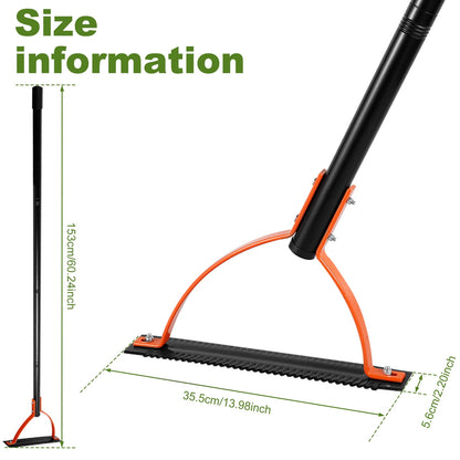 Qenwkxz Grass Whip with Double-Edged Serrated Sharp Steel Blade Manual Weed Grass Cutter with 30 Inch Handle Handheld Weed Whacker Grass Whip Cutting Hand Tool for Overgrown Weeds in Yard Field