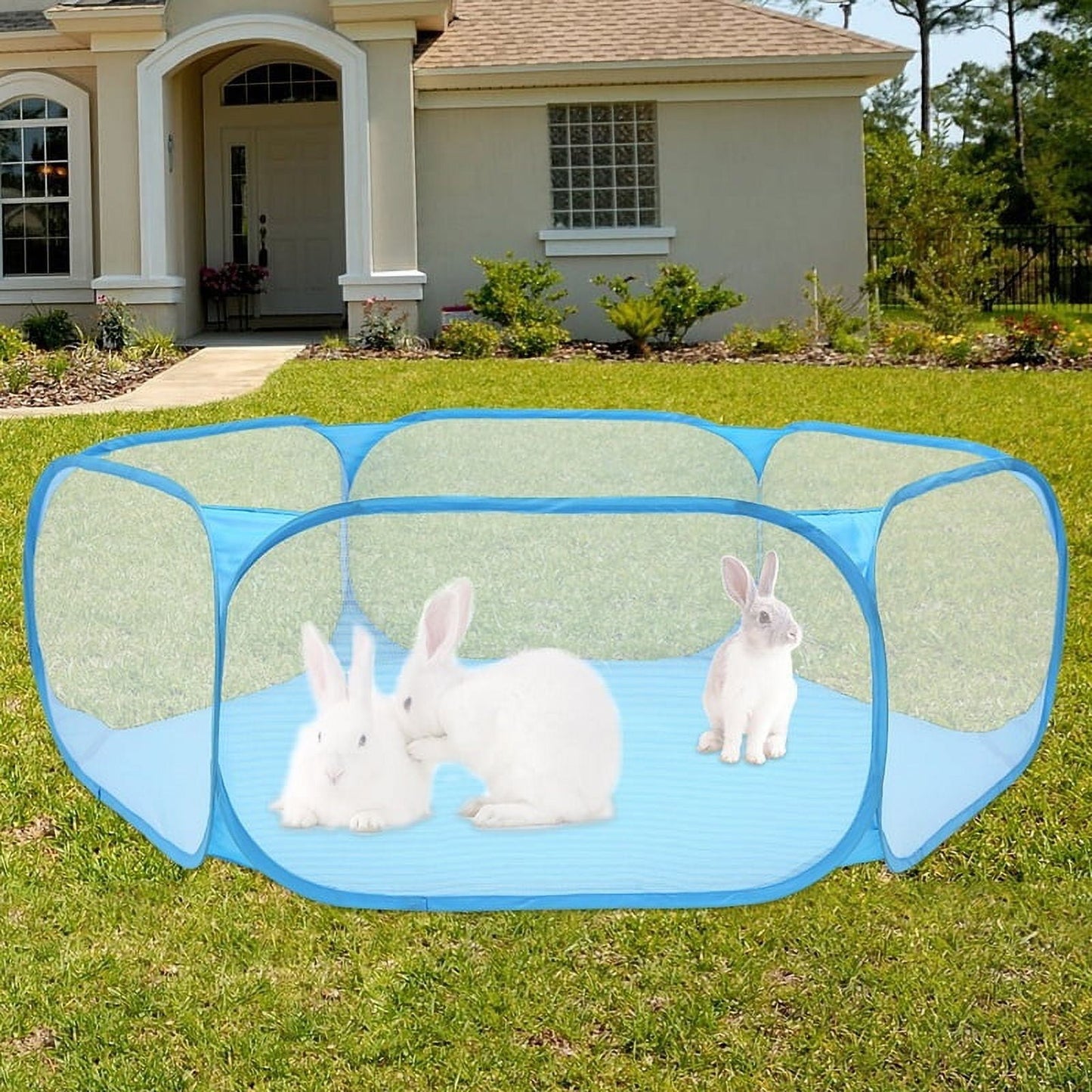 Nyidpsz Small Animals Playpen, Waterproof Pet Playpen Small Pet Cage Tent for Hamster Chinchillas and Guinea Pigs
