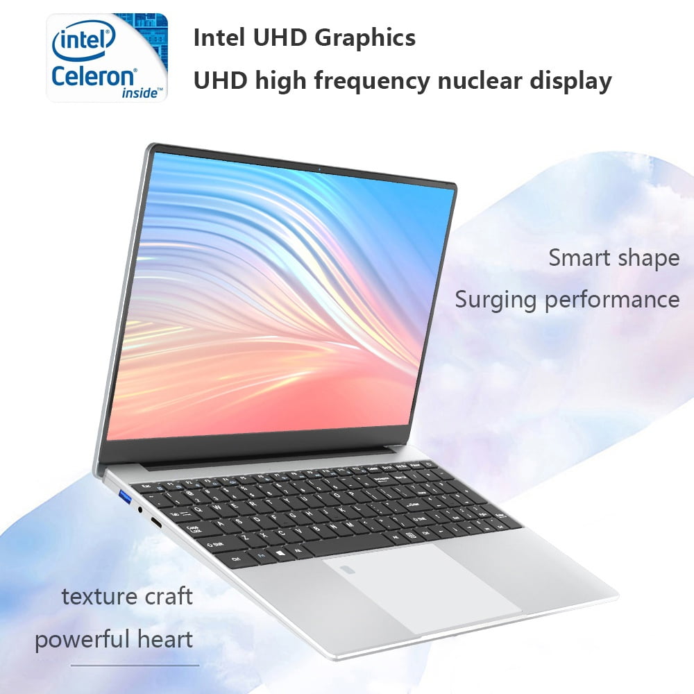 KUU Yepbook 15.6in Laptop,8GB RAM, 512GB SSD, Intel Celeron N5095, Cooling System,Fingerprint,38000MWH Battery,Windows 11 Pro Laptops Computers,