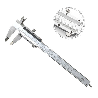 Dial Caliper,Pluokvzr 6" 150mm Stainless Steel Vernier Caliper Micrometer Measuring Tool Gauge Ruler for DIY Measurement and Jewelry Making