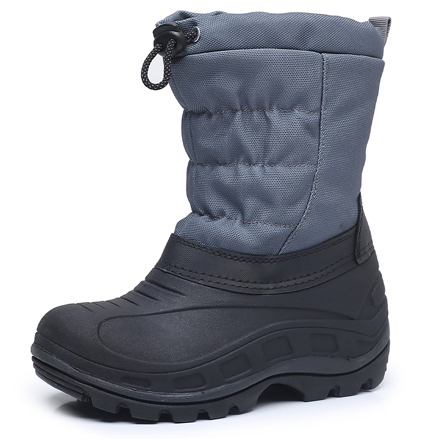 Apakowa Boys Girls Snow Boots Waterproof Outdoor Slip Resistant Winter Boots (Toddler/Little Kid/Big Kid)