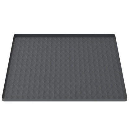 FUYGRCJ Mini Fridge Silicone Mat with 0.8 Inch Raised Edges 23.6脳23.6 Inch Under Refrigerator Mat Soft Under Refrigerator Floor Protector Washable Under Washing Machine Mat