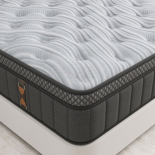 windosier 14 inch Full Size Mattress,Gel Memory Foam & Pocket Springs Hybrid Medium Full Size in a Box, Comfort Cooling Technology, CertiPUR-US Certified, Pressure Relief & Motion Isolation