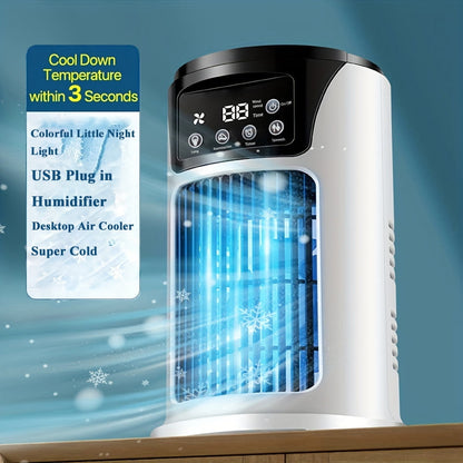HAOTUTOYS Electric Fan Household Air Conditioning Fan Cooling Fan Mini Fan Portable Air Conditioner Portable Fan Ac Unit Portable Air Cooler