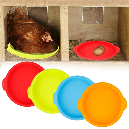 Jetcloudlive 4Pcs Chicken Nesting Box Pads Washable Chicken Coop Mat Chicken Nesting Pads Breathable Chicken Nest Pads Waterproof Chicken Nesting Box Liners for Chickens