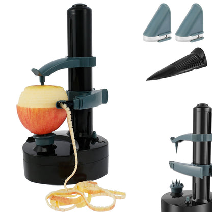 Jetcloudlive Electric Potato Peeler Multifunction Apple Peeler Rapid Rotating Peeling Machine Automatic Rotating Fruit Potato Peeler Kitchen Peeling Tool