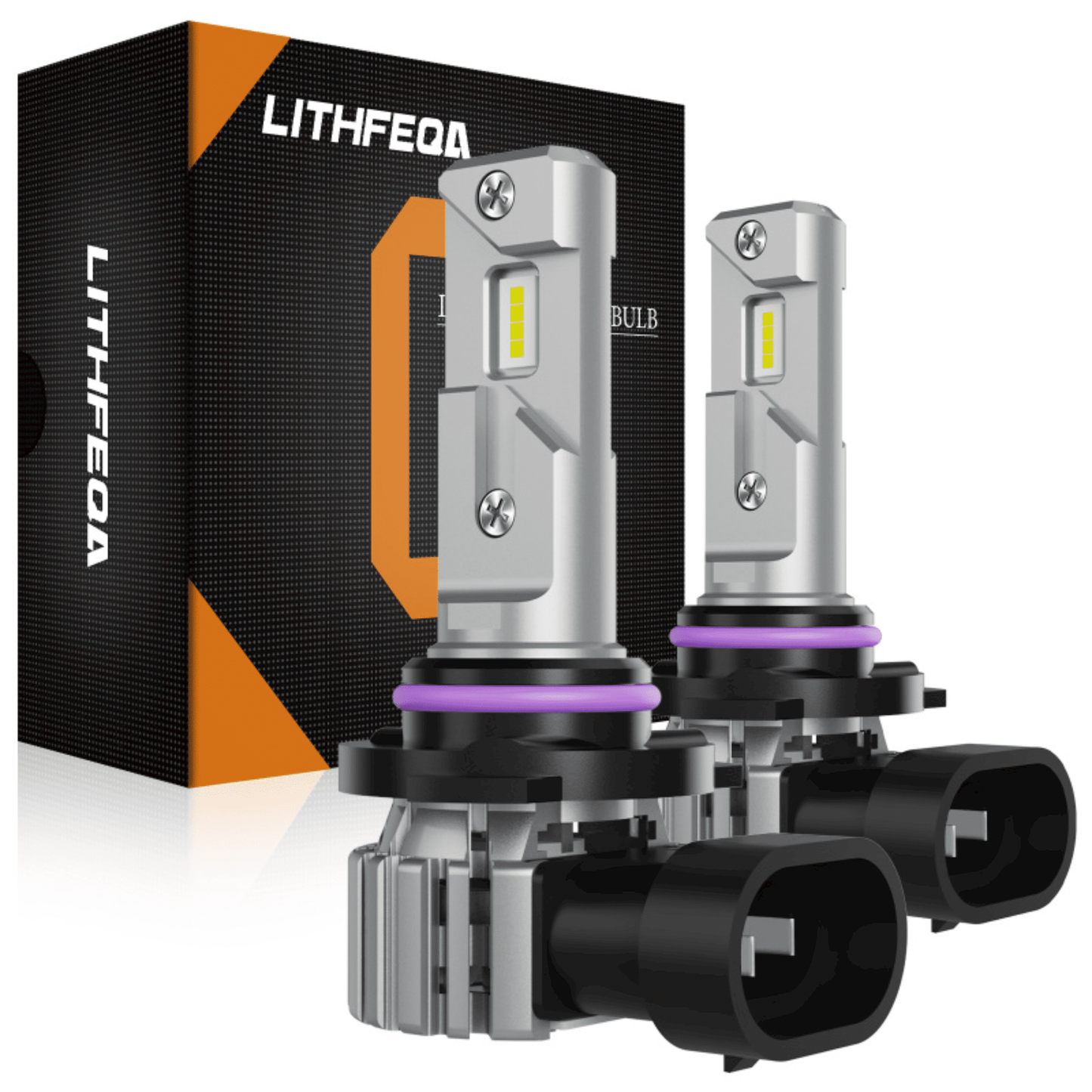 LITHFEQA 9005 LED Automotive Headlight, 20,000 LM Plug and Play 6000K LED Automotive Bulb(Pack of 2)