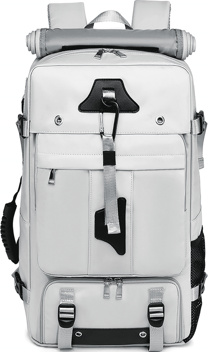 Travel Backpack 50L New Premium - Unisex Extra Large Laptop Backpack for Hiking, Climbing & Business Trips, Waterproof,,Grey