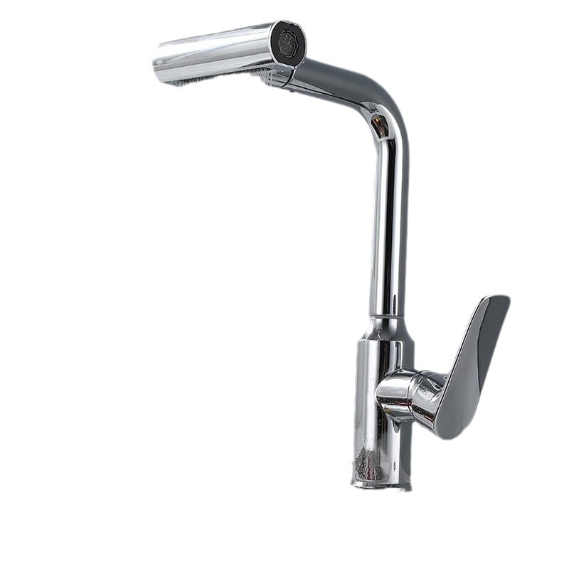 Pull-Out Kitchen Faucet Rainfall Waterfall Basin Faucet Temperature Digital Display Telescopic Sinks Faucet Hot Cold Water