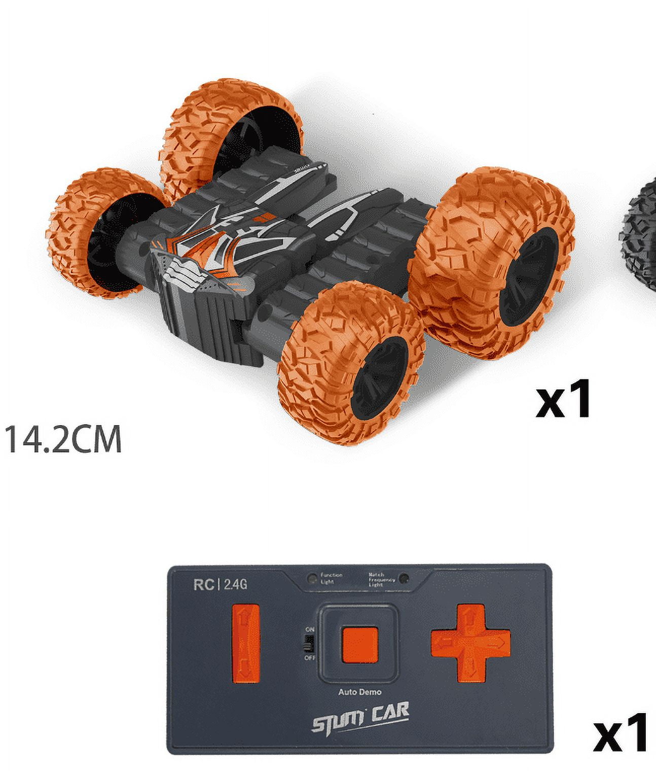 RC Stunt Car Gesture Sensing - 2022 Christmas Red Edition, 2.4Ghz 4WD Hand Controlled Remote Control Cars Toys with Music & Lights, Gift Ideas, for Kids Boys Age 6 7 8 9 10 11 12 Year Old
