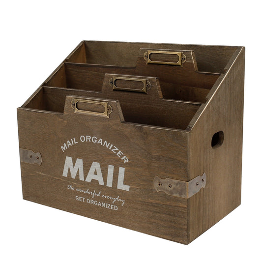 Threns Mail Organizer Letter Sorter for Counter,Mail Holder Desktop File Organizer Holder,Countertop Desk Office Accessories Organizer for File Letter Paper Folder