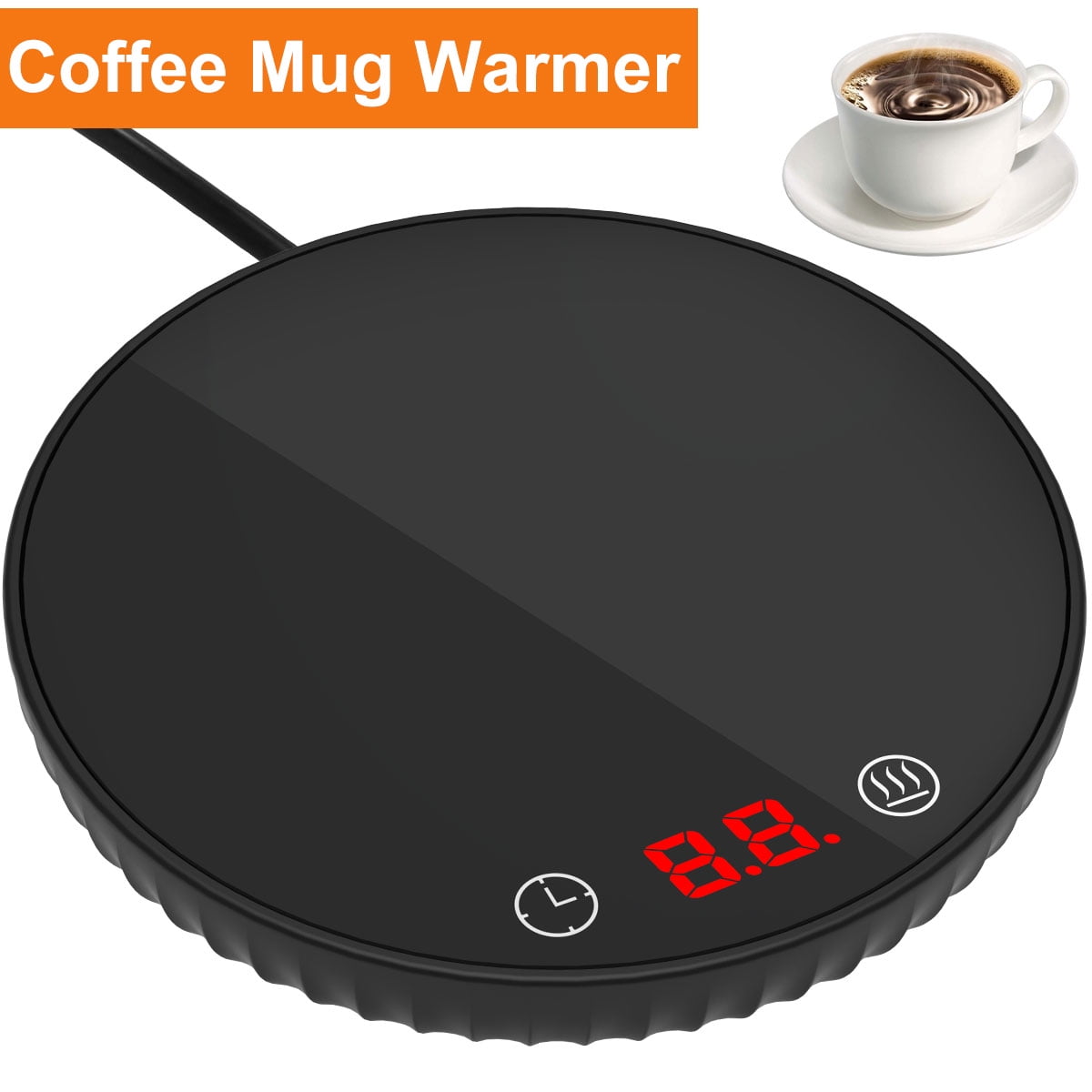 Toorise Coffee Mug Warmer, Candle Warmer with Auto Shut Off & 2-Temp Settings & 12-Hour Timer for Desk Home Office, Beverage Warmer(No Cup)