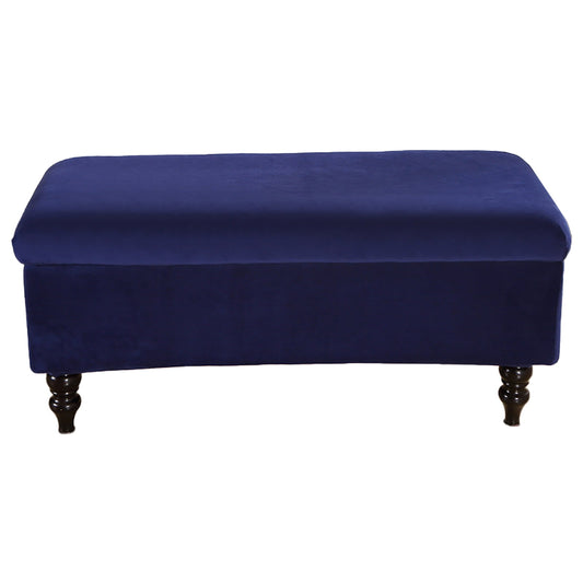 Toorise Storage Ottoman Cover Stretch Ottoman Bench Cover Soft Footstool Cover Rectangular Ottoman Bench Slipcover Nonslip Ottoman Slipcovers Footrest Stool Cover with Elastic Bottom